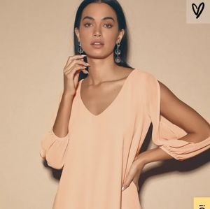 EUC Lulus Shift Dress Size Small Pink